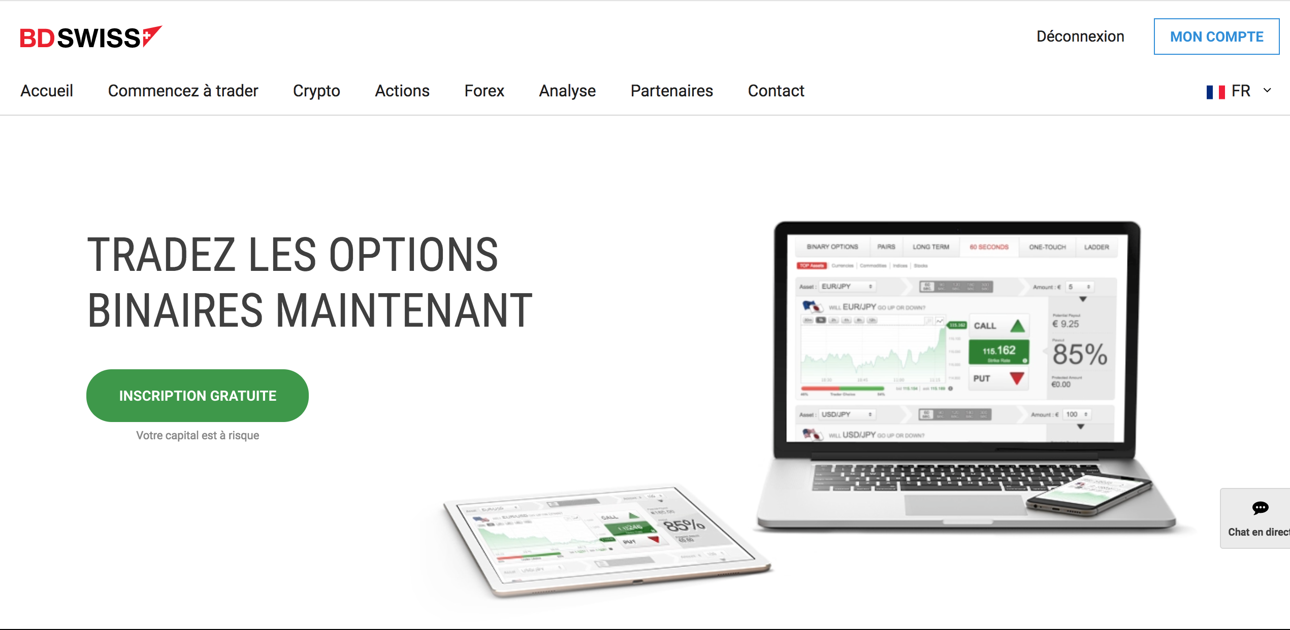 Meilleur site trader option binaire
